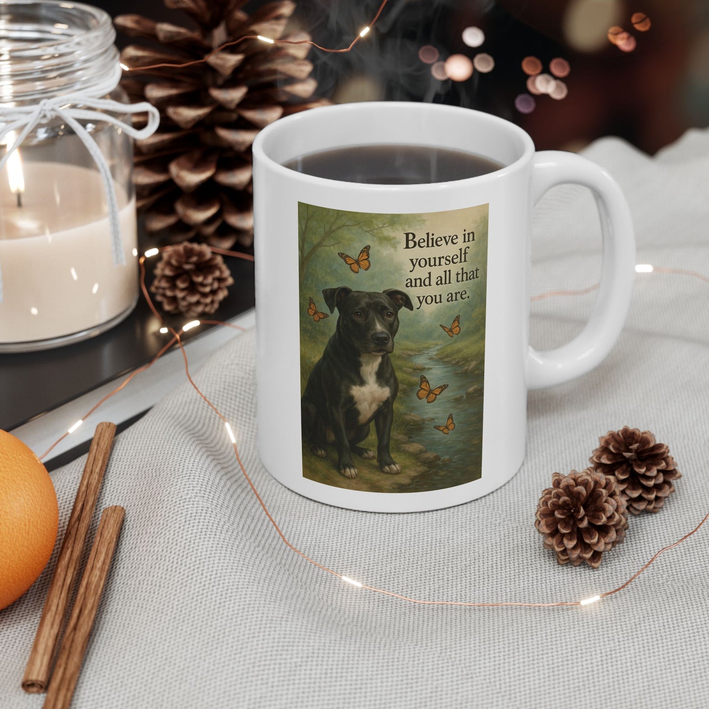 Mug - Believe in Yourself - Animal Shelter Donation