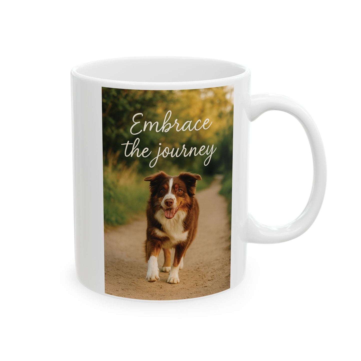 Inspirational Ceramic Mug - Personal Growth Gift, Motivational Coffee Cup, Positive Quote Drinkware, Encouragement Mug, Unique Gift Idea